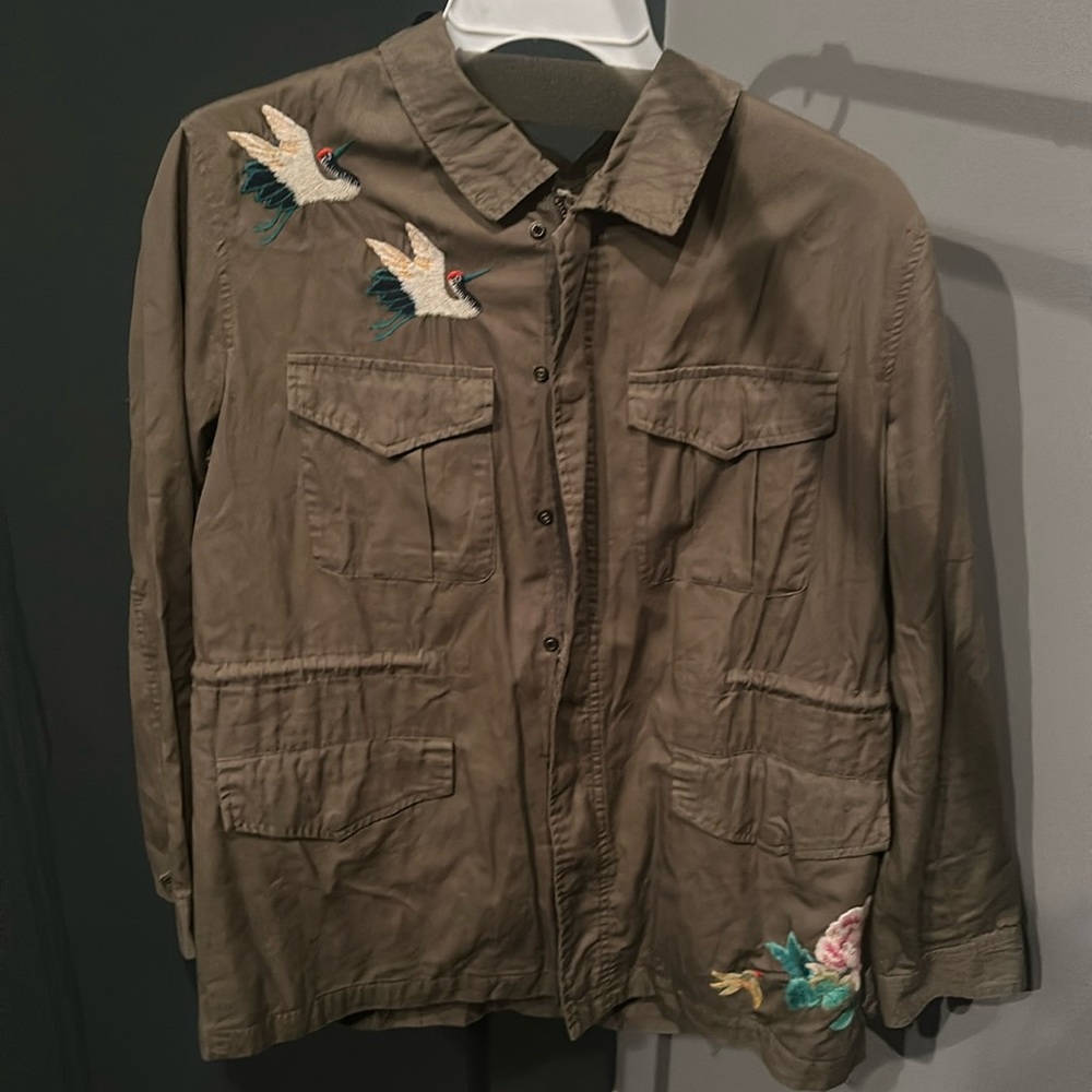 Johnny was drawstring jacket